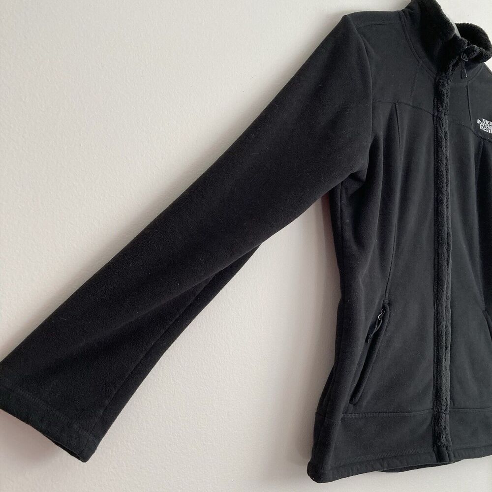 THE NORTH FACE Jacket Womens Medium Black Full Zip Fleece Lined Warm Winter - Picture 5 of 8